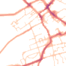 Daytime road noise heatmap for HU17 8JU
