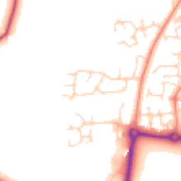 Daytime road noise heatmap for HU17 8PG
