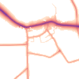 Daytime road noise heatmap for HU17 8QS