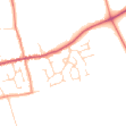 Daytime road noise heatmap for HU17 8RZ