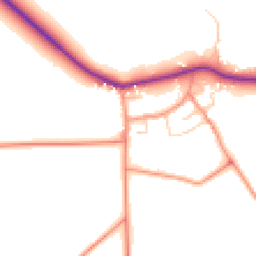 Daytime road noise heatmap for HU17 8TT