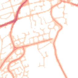 Daytime road noise heatmap for HU17 8WF
