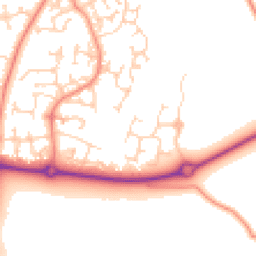 Daytime road noise heatmap for HU17 8WZ