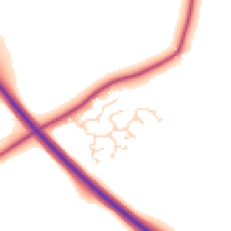 Daytime road noise heatmap for HU17 8XZ