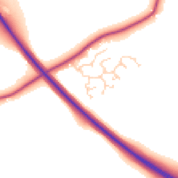 Daytime road noise heatmap for HU17 8YB