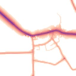 Daytime road noise heatmap for HU17 8YE