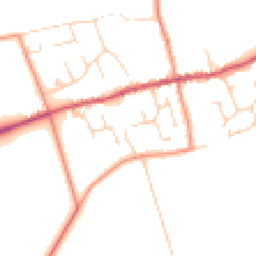 Daytime road noise heatmap for HU17 8ZH