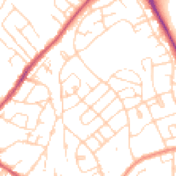 Daytime road noise heatmap for HU17 9DQ
