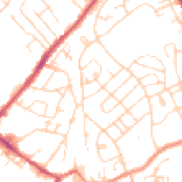 Daytime road noise heatmap for HU17 9EB