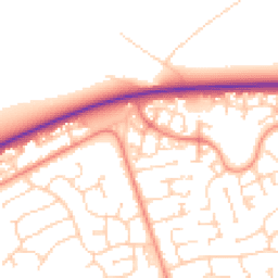 Daytime road noise heatmap for HU17 9GG