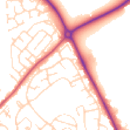 Daytime road noise heatmap for HU17 9PH