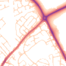 Daytime road noise heatmap for HU17 9PS
