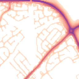Daytime road noise heatmap for HU17 9QZ