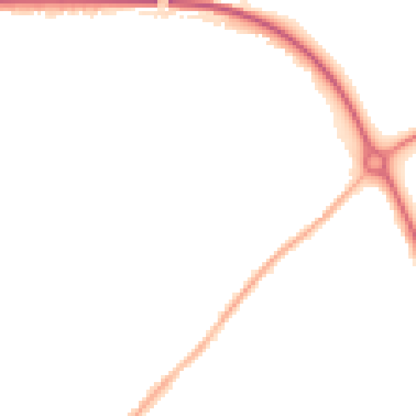 Night-time road noise heatmap for HU17 9QZ