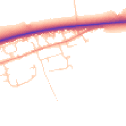 Daytime road noise heatmap for HU17 9RH