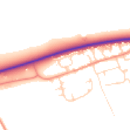 Daytime road noise heatmap for HU17 9RN