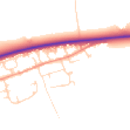 Daytime road noise heatmap for HU17 9RP
