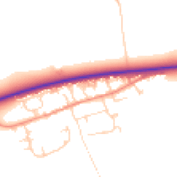 Daytime road noise heatmap for HU17 9RQ