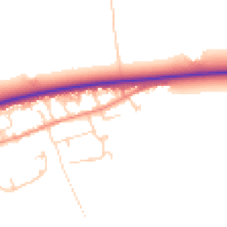 Daytime road noise heatmap for HU17 9SE