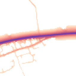 Daytime road noise heatmap for HU17 9SQ