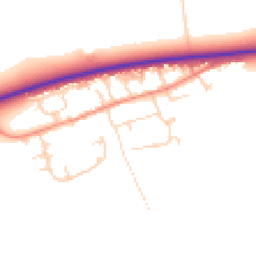 Daytime road noise heatmap for HU17 9ST