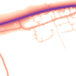 Daytime road noise heatmap for HU17 9SX