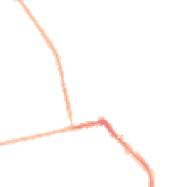 Night-time road noise heatmap for HU19 2AJ