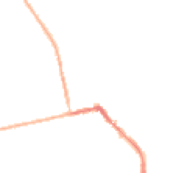 Night-time road noise heatmap for HU19 2AQ