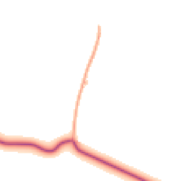 Daytime road noise heatmap for HU19 2BJ