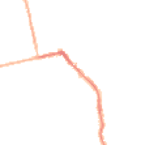 Night-time road noise heatmap for HU19 2BN