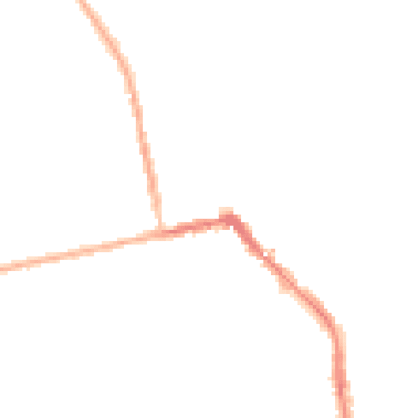 Night-time road noise heatmap for HU19 2BP