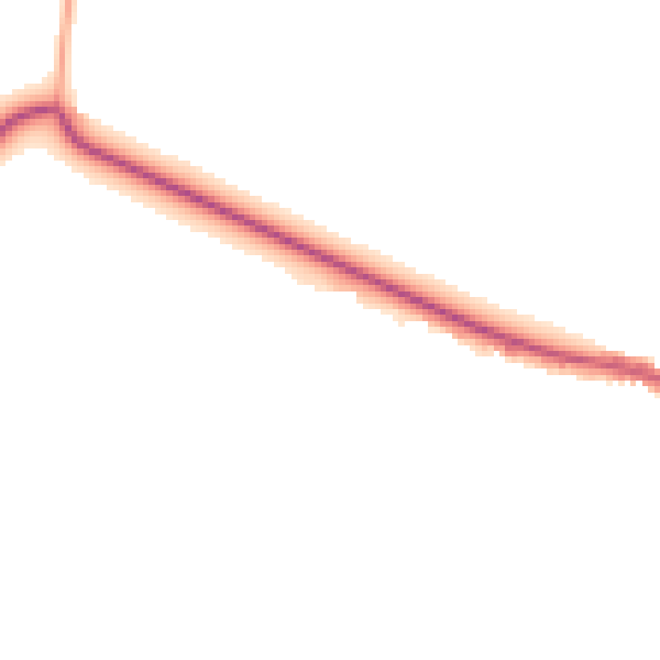 Daytime road noise heatmap for HU19 2BU