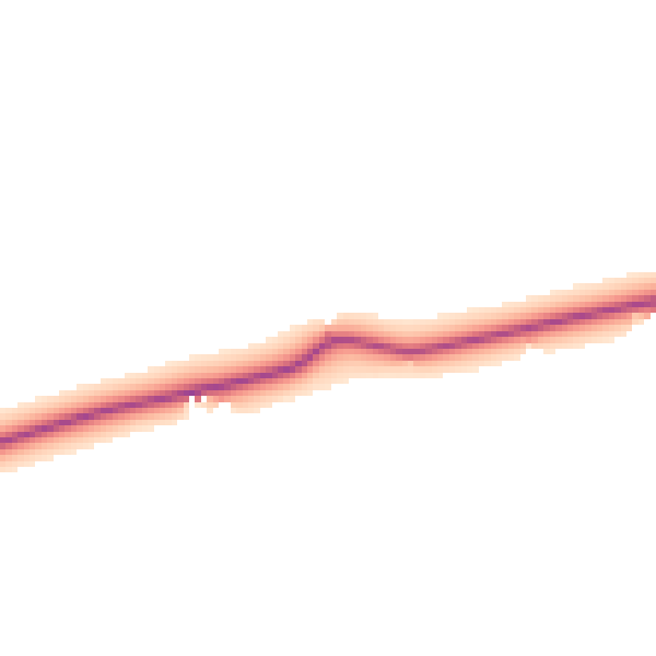 Daytime road noise heatmap for HU19 2DD