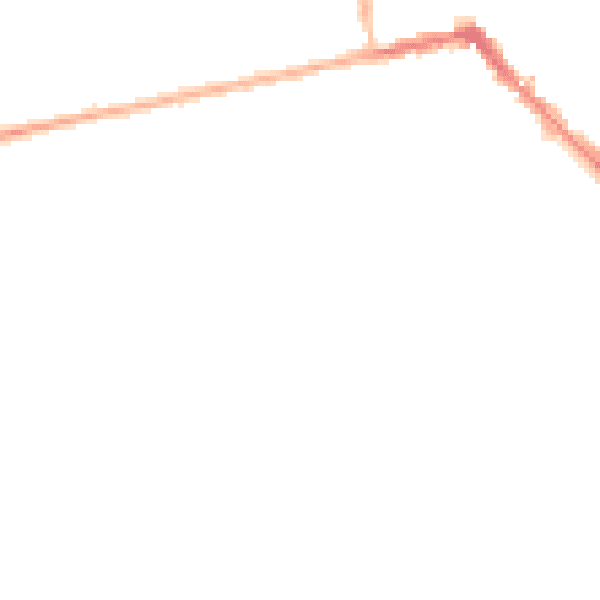 Night-time road noise heatmap for HU19 2DF