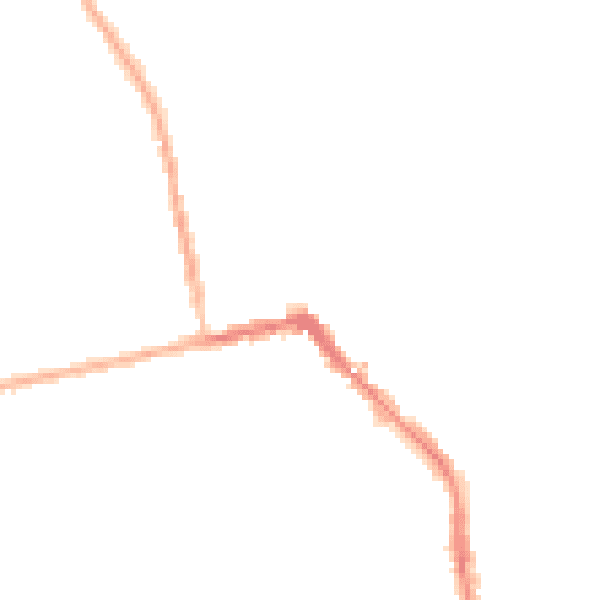 Night-time road noise heatmap for HU19 2DJ