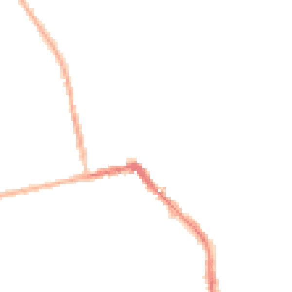 Night-time road noise heatmap for HU19 2DU