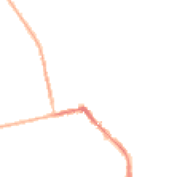 Night-time road noise heatmap for HU19 2DX