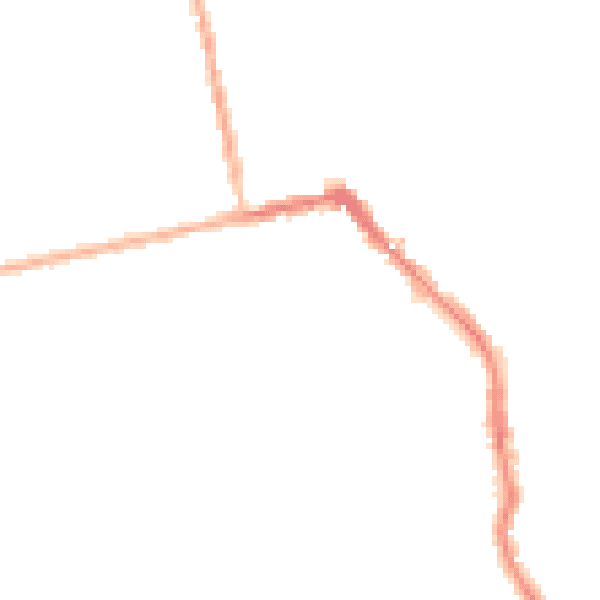 Night-time road noise heatmap for HU19 2EA