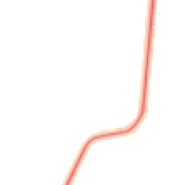 Night-time road noise heatmap for HU19 2RS