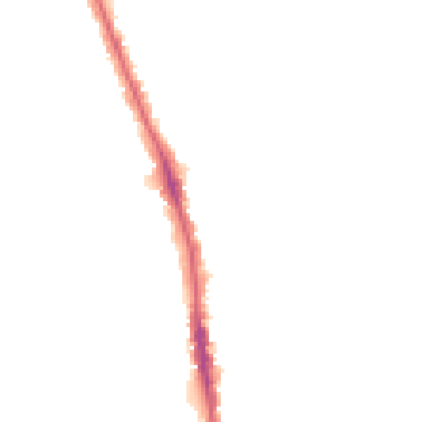 Night-time road noise heatmap for HU5 1AZ