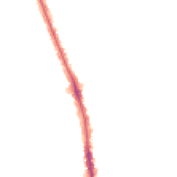 Night-time road noise heatmap for HU5 1BD