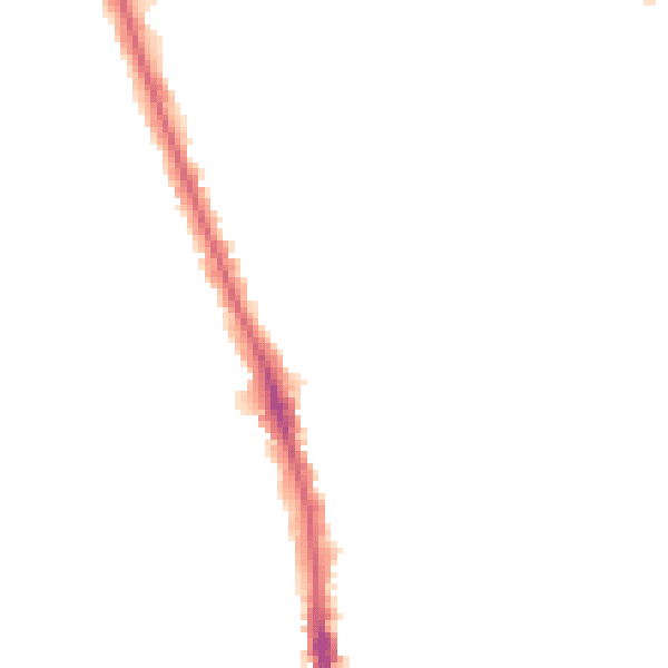 Night-time road noise heatmap for HU5 1BE
