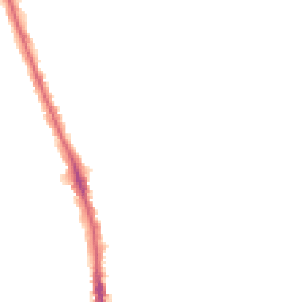 Night-time road noise heatmap for HU5 1BJ