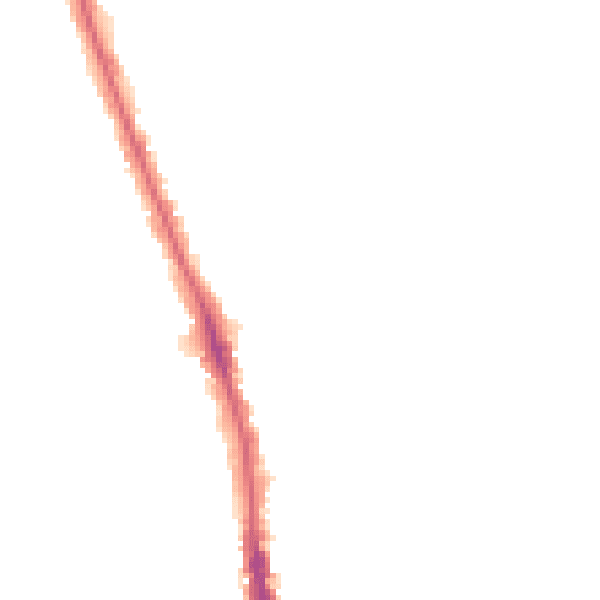 Night-time road noise heatmap for HU5 1BL