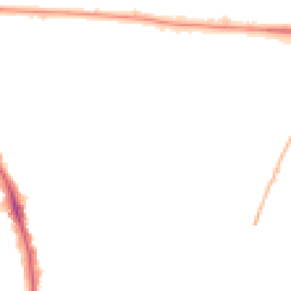 Night-time road noise heatmap for HU5 1DE