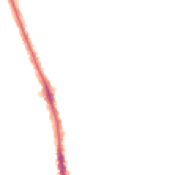 Night-time road noise heatmap for HU5 1DY