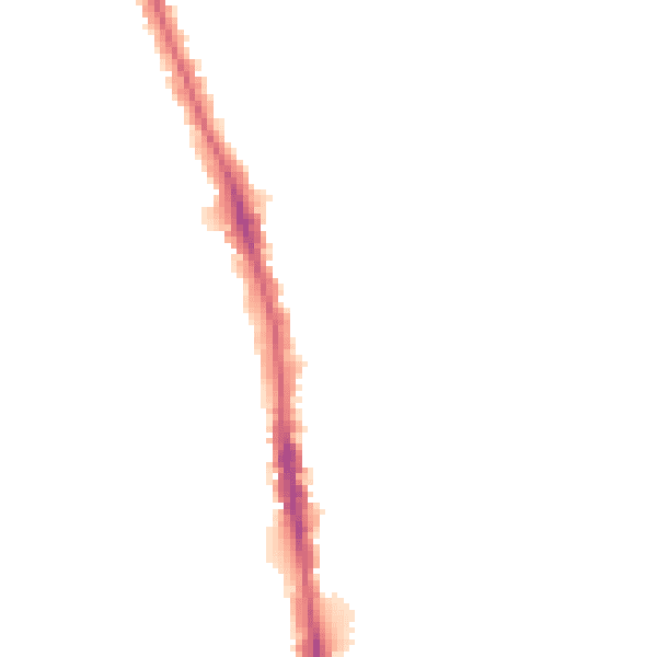 Night-time road noise heatmap for HU5 1EQ