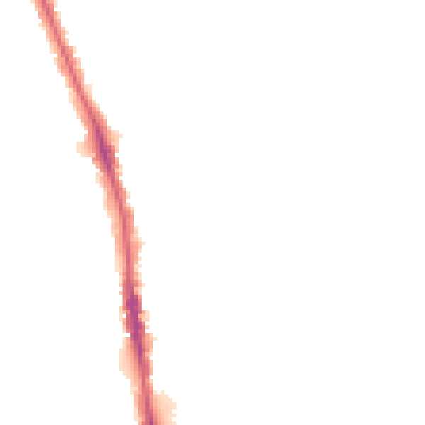 Night-time road noise heatmap for HU5 1JB