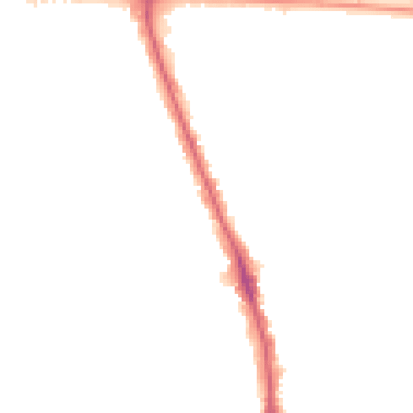Night-time road noise heatmap for HU5 1LD