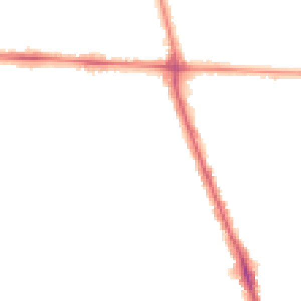 Night-time road noise heatmap for HU5 1LT